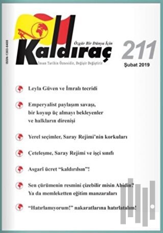 Kaldıraç Dergisi Sayı: 211 Şubat 2019