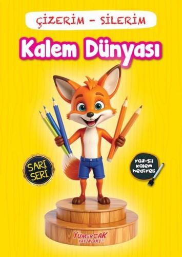 Kalem Dünyası: Çizerim - Silerim - Sarı Seri | Kitap Ambarı