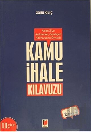 Kamu İhale Kılavuzu Cilt 2