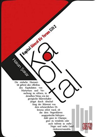 Kapital Güncel Bir Yorum Cilt 2