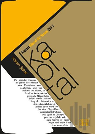 Kapital Güncel Bir Yorum Cilt 3