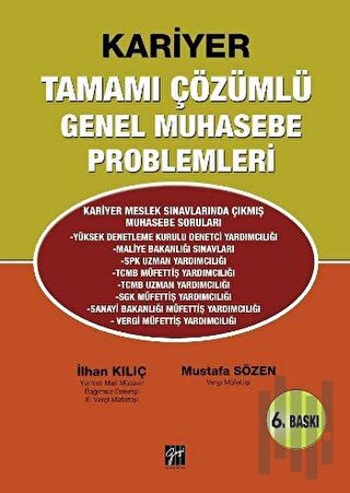 Kariyer Tamamı Çözümlü Genel Muhasebe Problemleri | Kitap Ambarı