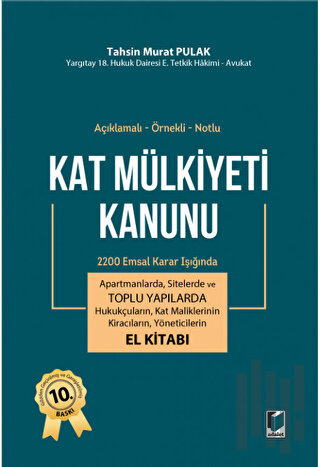 Kat Mülkiyeti Kanunu El Kitabı (Ciltli)