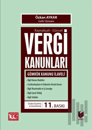 Kaynakçalı-Güncel Vergi Kanunları
