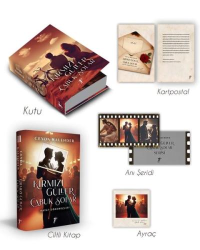 Kırmızı Güller Çabuk Solar 2 - Hayat Dönemeçleri - Kutulu Set (Ciltli)