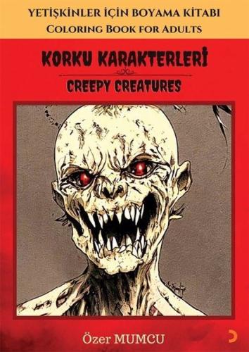 Korku Karakterleri - Yetişkinler İçin Boyama Kitabı