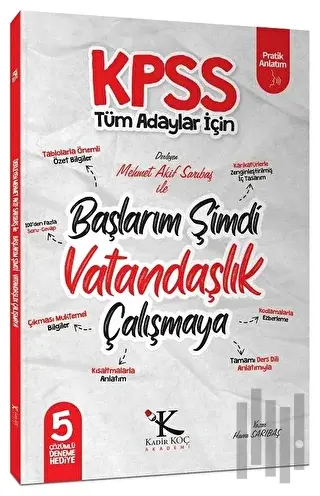 KPSS Başlarım Şimdi Vatandaşlık Çalışmaya Ders Notları