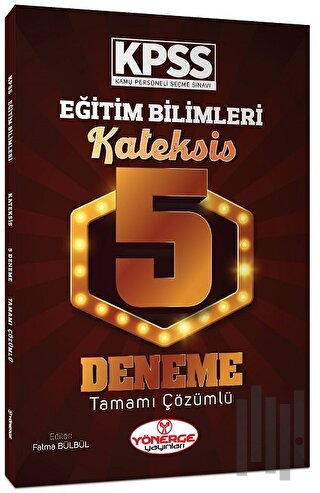 KPSS Eğitim Bilimleri Kateksis Çözümlü 5 Deneme | Kitap Ambarı