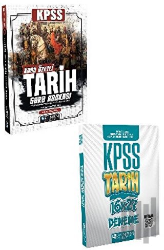 KPSS Konu Özetli Tarih Soru Bankası + KPSS Tarih 16x27 Deneme