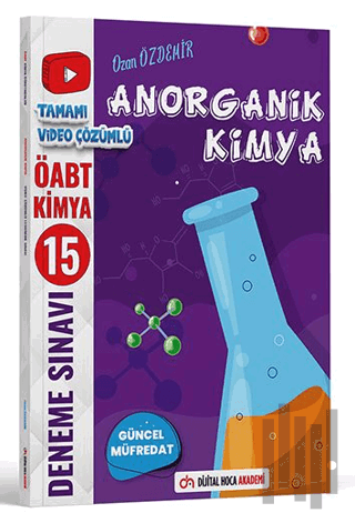 KPSS ÖABT 2024 Anorganik Kimya Video Çözümlü 15 Branş Deneme