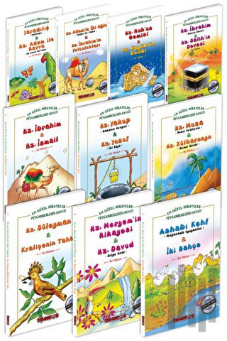 Kur’an-ı Kerim’den En Güzel Hikayeler (Renkli, 10 Kitap Set)