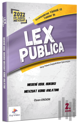 Lex Publica Hakimlik Medeni Usul Hukuku Mevzuat Konu Anlatımı