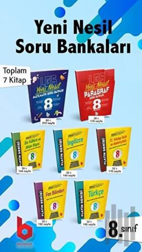 LGS Yeni Nesil+ Platin Serisi Soru Bankası Seti (7 Kitap)