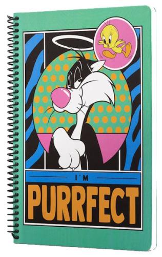 Looney Tunes I'm Perrfect Spiralli Defter Yeşil | Kitap Ambarı