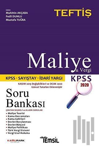 Maliye ve Vergi Hukuku Soru Bankası