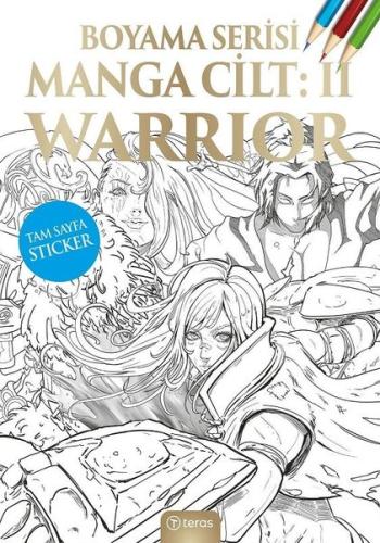 Manga Boyama Cilt 2 - Warrior