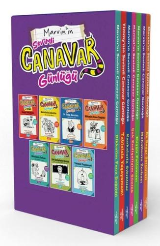 Marvin'in Sevimli Canavar Günlüğü Seti - 7 Kitap Takım - Kutulu