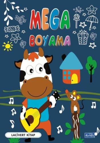 Mega Boyama Lacivert Kitap | Kitap Ambarı