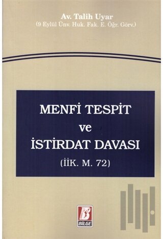 Menfi Tespit ve İstirdat Davası (İİK m. 72) | Kitap Ambarı