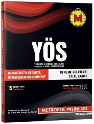 Metropol YÖS 15  Deneme Sınavı (Yeni)