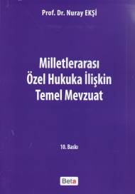 Milletlerarası Özel Hukuka İlişkin Temel Mevzuat | Kitap Ambarı