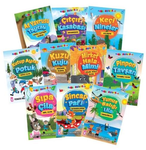 Mini Masallar 5 Seti - 10 Kitap Takım