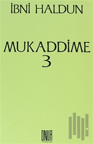 Mukaddime Cilt: 3
