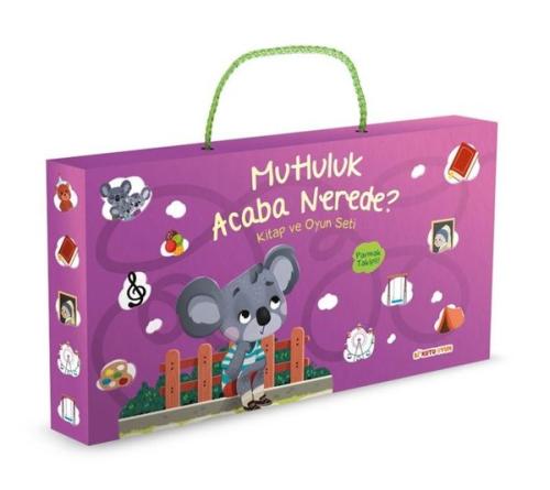 Mutluluk Acaba Nerede? Kitap ve Oyun Seti (Parmak Takipli) | Kitap Amb