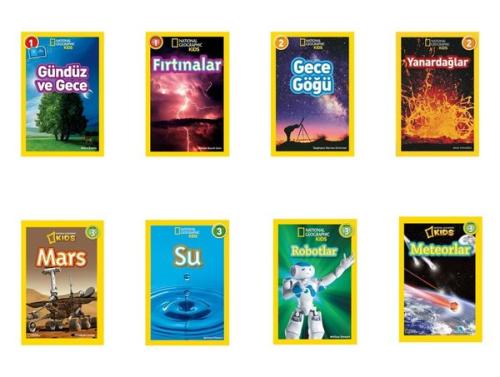 National Geographic Kids Bilim Seti - 8 Kitap Takım