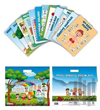 Neşeli Öğretici Eğitim Seti Türkçe İngilizce +3 Yaş