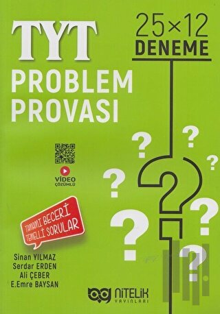 Nitelik YKS TYT Problem Provası 25X12 Deneme
