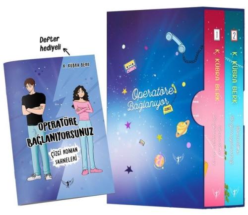 Operatöre Bağlanıyorsunuz Seti - Yan Boyamalı Kutulu - 2 Kitap Takım (Ciltli)