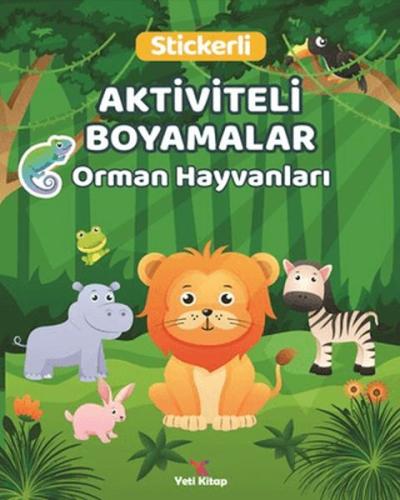 Orman Hayvanları Aktiviteli Boyamalar | Kitap Ambarı