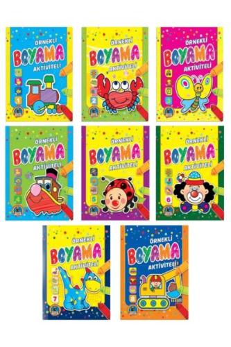 Örnekli Aktiviteli Boyama (8 Kitap) | Kitap Ambarı