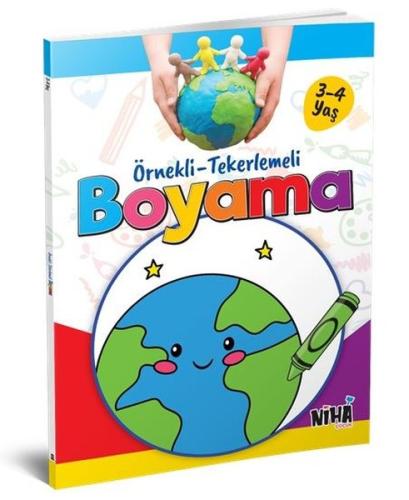 Örnekli Tekerlemeli Boyama 3 - 4 Yaş