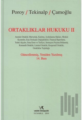 Ortaklıklar Hukuku 2 (Ciltli)