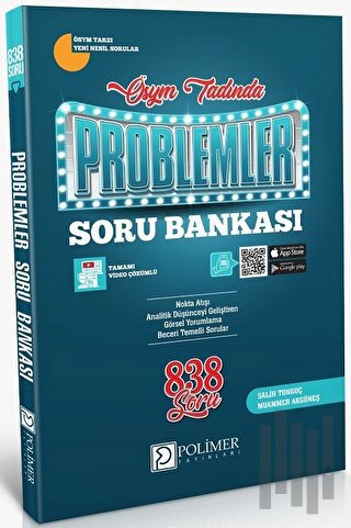 ÖSYM Tadında Tamamı Video Çözümlü Problemler Soru Bankası (838 Soru)