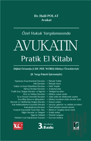 Özel Hukuk Yargılamasında Avukatın Pratik El Kitabı (Ciltli)