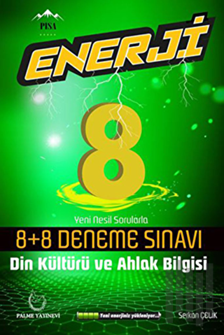 Palme 8. Sınıf Din Kültürü ve Ahlak Bilgisi Enerji 8+8 Deneme Sınavı