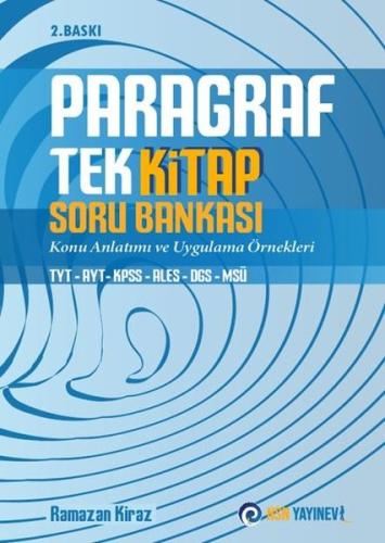 Paragraf Tek Kitap Soru Bankası - Konu Anlatımlı ve Uygulama Örnekleri
