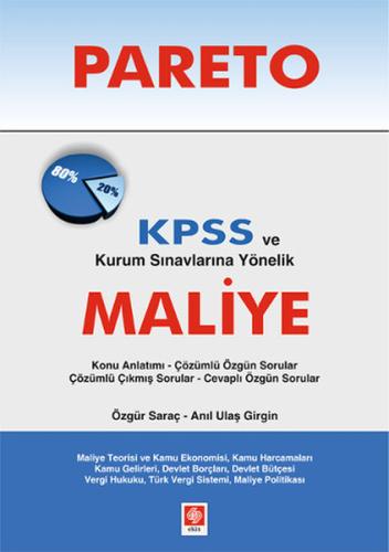 Pareto Kpss ve Kurum Sınavlarına Yönelik Maliye | Kitap Ambarı