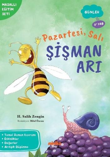 Pazartesi Salı Şişman Arı - Günler - Masallı Eğitim Seti