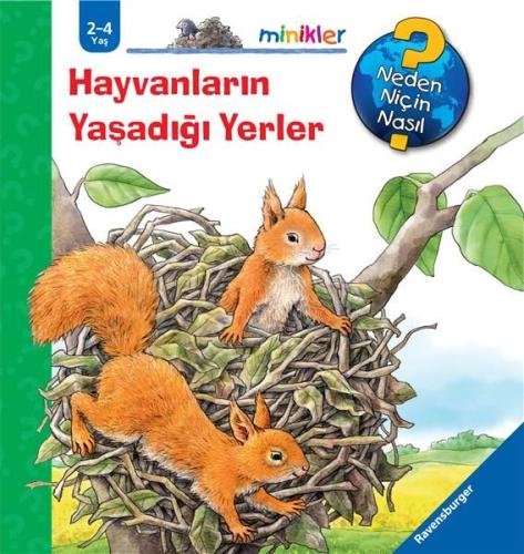 Ravensburger Minikler Serisi: Hayvanların Yaşadığı Yerler (Ciltli) | K