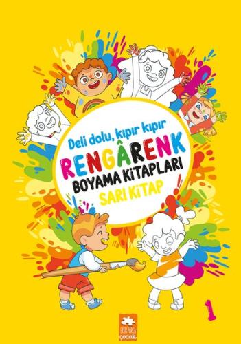 Rengarenk Boyama Kitapları - Sarı Kitap | Kitap Ambarı