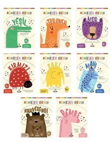 Renkler Okulu Serisi Seti - 8 Kitap Takım | Kitap Ambarı