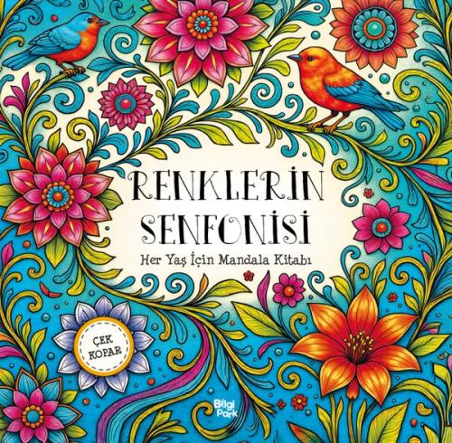 Renklerin Senfonisi - Her Yaş İçin Mandala Kitabı - Çek Kopar | Kitap 
