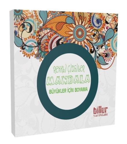 Renkli Çizgiler Mandala - Büyükler için Boyama