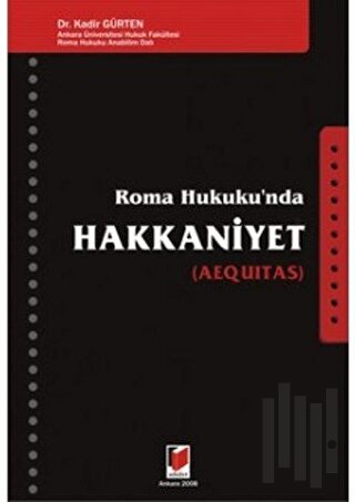 Roma Hukuku’nda Hakkaniyet (Aequitas)