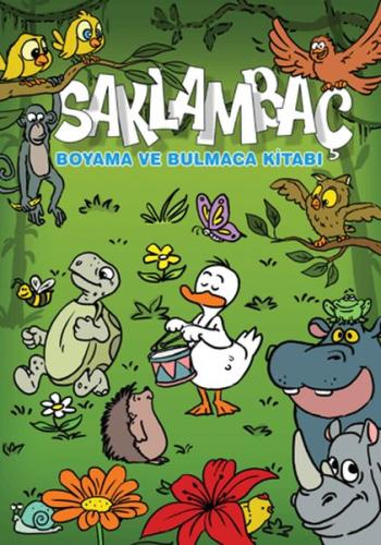 Saklambaç Boyama ve Bulmaca Kitabı | Kitap Ambarı