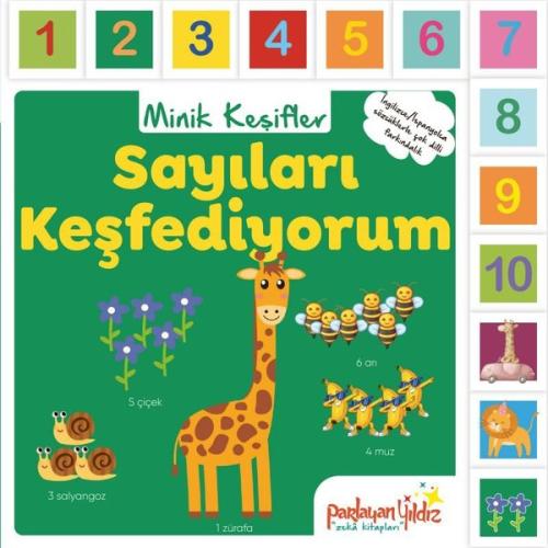Sayıları Keşfediyorum - Minik Keşifler (İngilizce - İspanyolca Sözcüklerle Çok Dilli Farkındalık) (Ciltli)